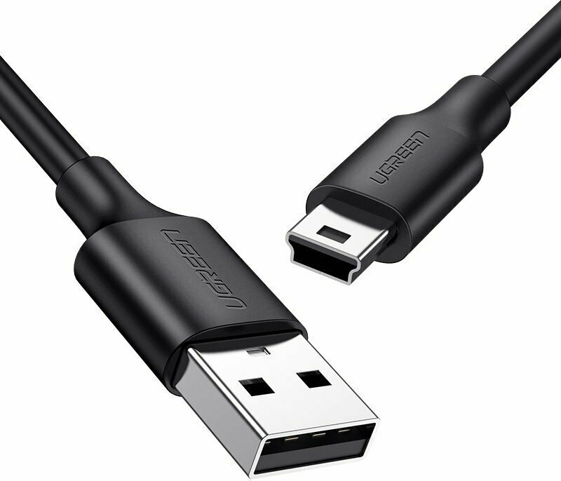 Ugreen USB 2.0 Cable USB-A male - mini USB-B male Μαύρο 1.5m 10385 - Image 1