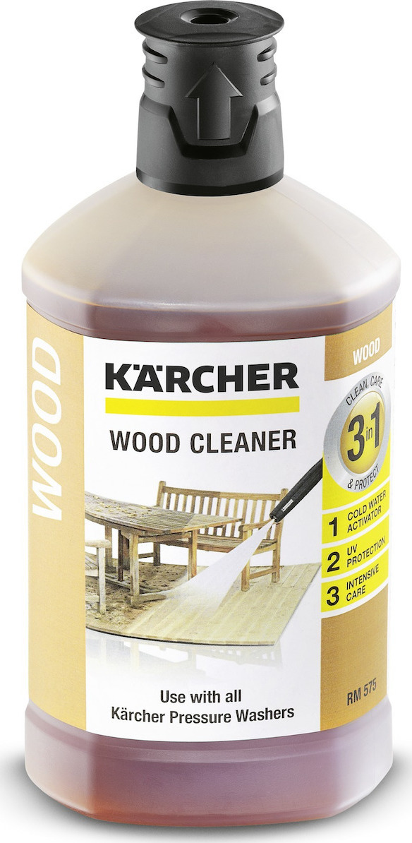 Karcher 3-in-1 Wood Detergent Καθαριστικό 1lt - Image 1
