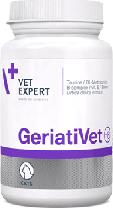 VetExpert GeriatiVet Βιταμίνη Γάτας Διατροφικό Συμπλήρωμα για Υπερήλικες Γάτες 60 Κάψουλες