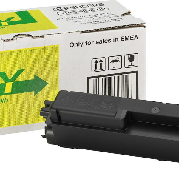 Kyocera TK-580Y Γνήσιο Toner Laser Εκτυπωτή Κίτρινο 2800 Σελίδων (1T02KTANL0)
