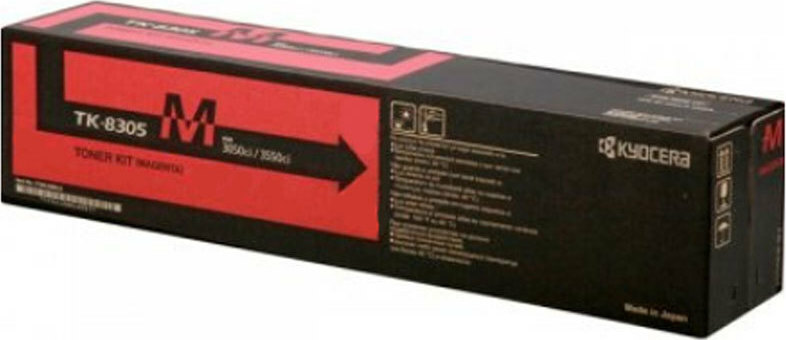 Kyocera TK-8305M Γνήσιο Toner Laser Εκτυπωτή Ματζέντα 15000 Σελίδων (1T02LKBNL0)