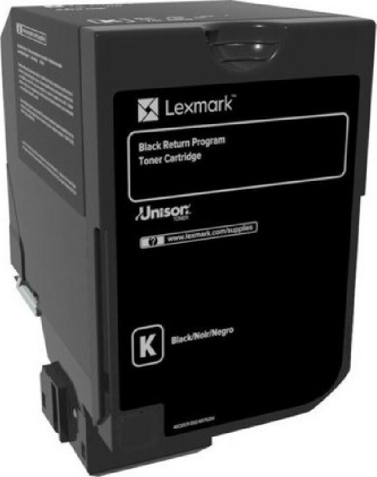Lexmark 74C20K0 Γνήσιο Toner Laser Εκτυπωτή Μαύρο Return Program 3000 Σελίδων - Image 1