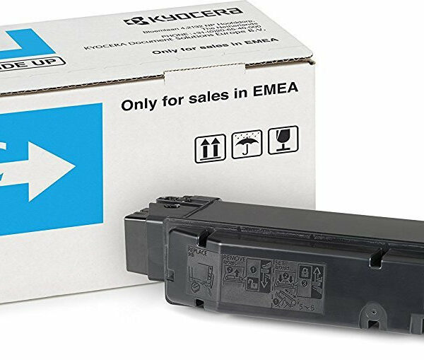 Kyocera TK-5140C Γνήσιο Toner Laser Εκτυπωτή Κυανό 5000 Σελίδων (1T02NRCNL0)