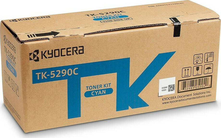 Kyocera TK-5290C Γνήσιο Toner Laser Εκτυπωτή Κυανό 13000 Σελίδων (1T02TXCNL0)