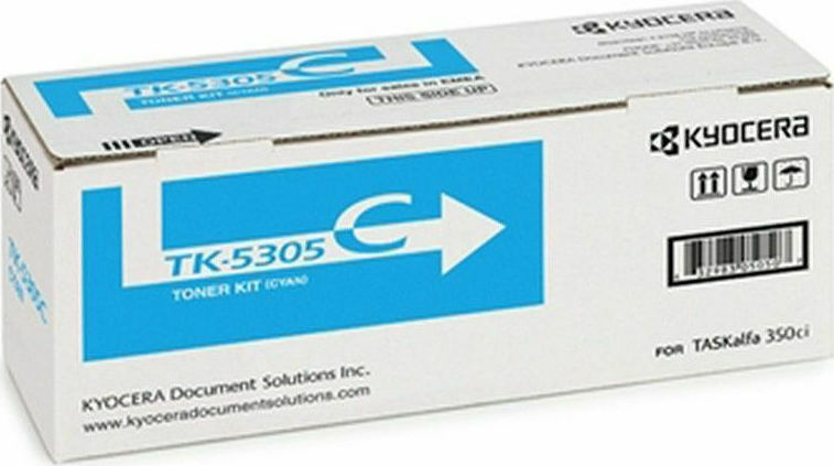 Kyocera TK-5305C Γνήσιο Toner Laser Εκτυπωτή Κυανό 6000 Σελίδων (1T02VMCNL0)