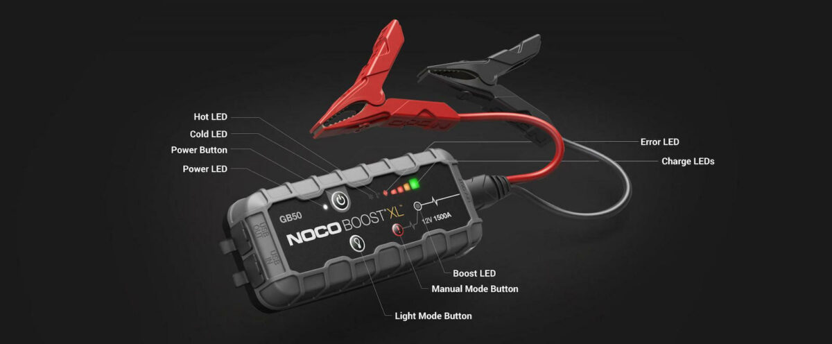 Noco GB50 Boost XL Φορητός Εκκινητής Μπαταρίας 1500A 12V - Image 3