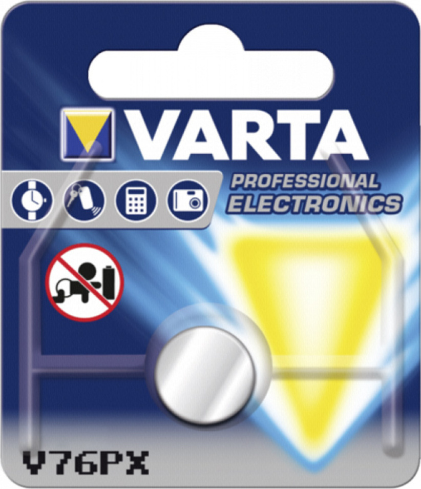 Varta Professional Electronics V76PX Μπαταρία Silver Oxide Ρολογιών SR44 1.55V 1τμχ
