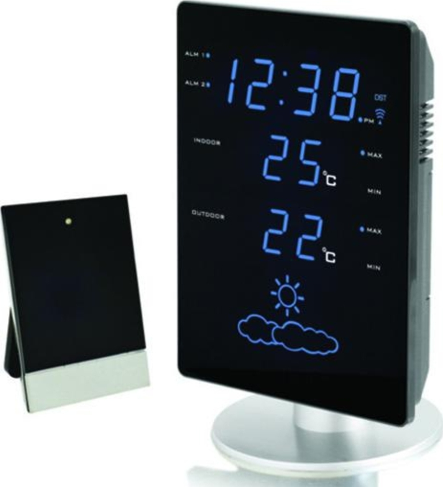 Technoline WS 6820 Ασύρματος Μετεωρολογικός Σταθμός Ψηφιακός Επίτοιχος / Επιτραπέζιος Μαύρος