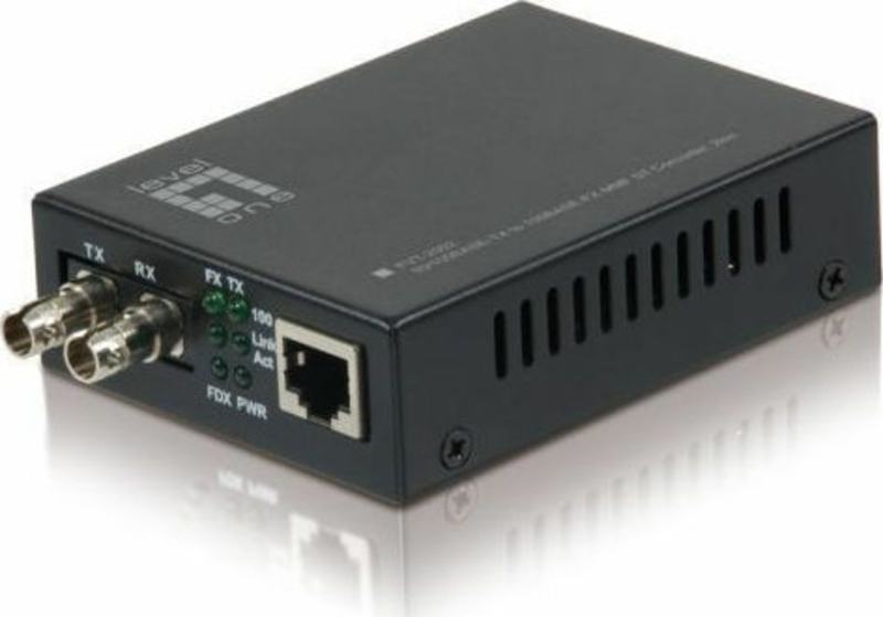 Level One FVT-2002 RJ45 to ST Fast Ethernet Media Converter - Image 1