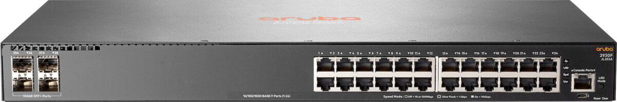 HP Aruba 2930F 24G 4SFP+ Managed L2 PoE+ - Image 1