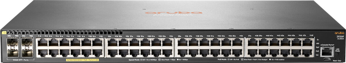 HP Aruba 2930F 48G PoE+ Managed L3 PoE+ - Image 1