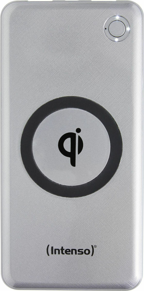 Intenso WPD10000 Wireless 10000mAh 10W Ασημί