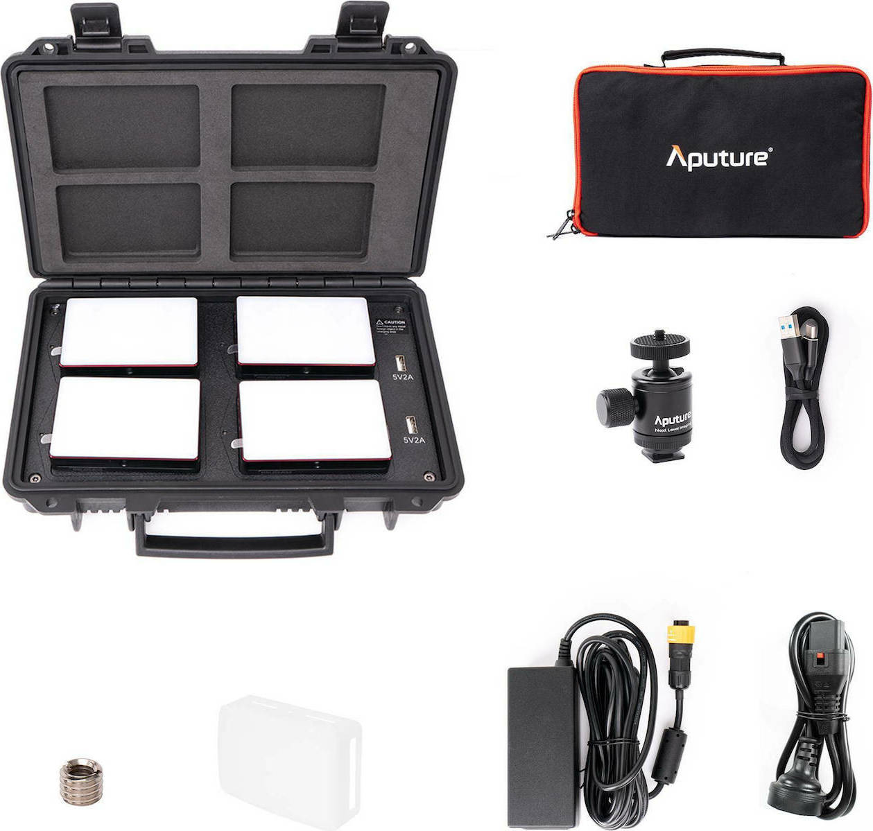 Aputure Light MC4 Travel Kit