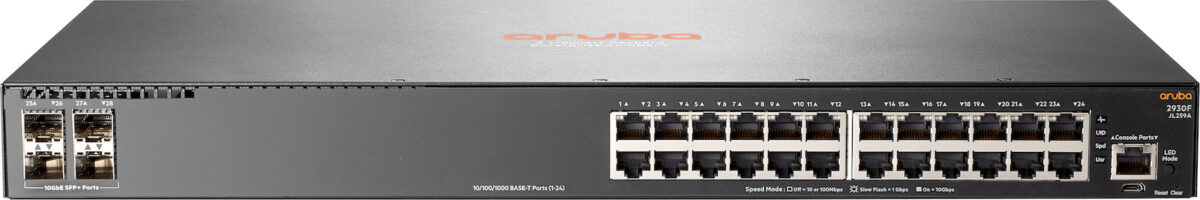 HP Aruba 2930F 24G 4SFP Managed L3 - Image 1