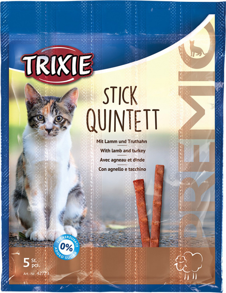 Trixie Stick Quintett Λιχουδιές σε Stick για Ενήλικες Γάτες 1τμχ 5gr