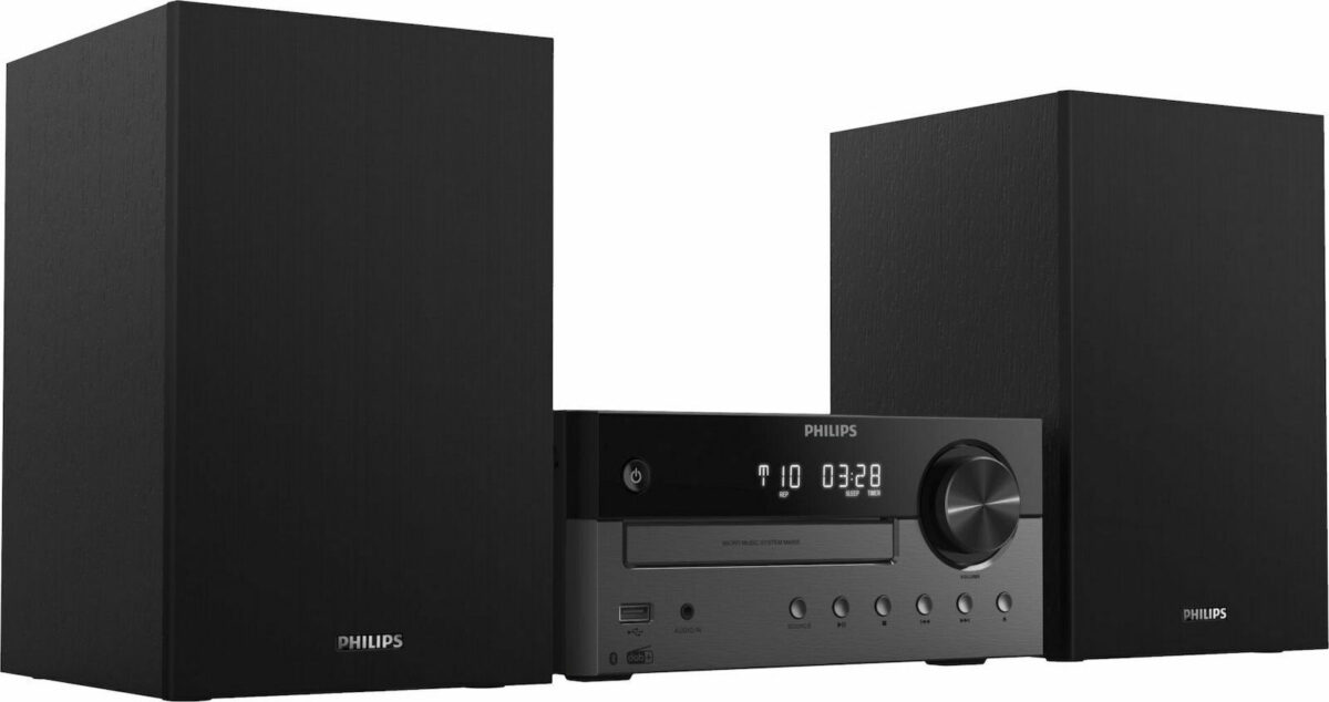 Philips Ηχοσύστημα 2.0 TAM4505 TAM4505/12 60W με CD / Digital Media Player, WiFi και Bluetooth Μαύρο - Image 2