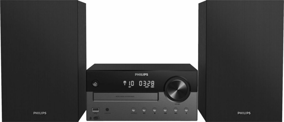 Philips Ηχοσύστημα 2.0 TAM4505 TAM4505/12 60W με CD / Digital Media Player, WiFi και Bluetooth Μαύρο - Image 1