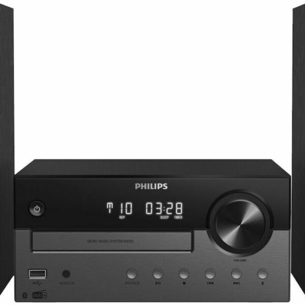 Philips Ηχοσύστημα 2.0 TAM4505 TAM4505/12 60W με CD / Digital Media Player, WiFi και Bluetooth Μαύρο