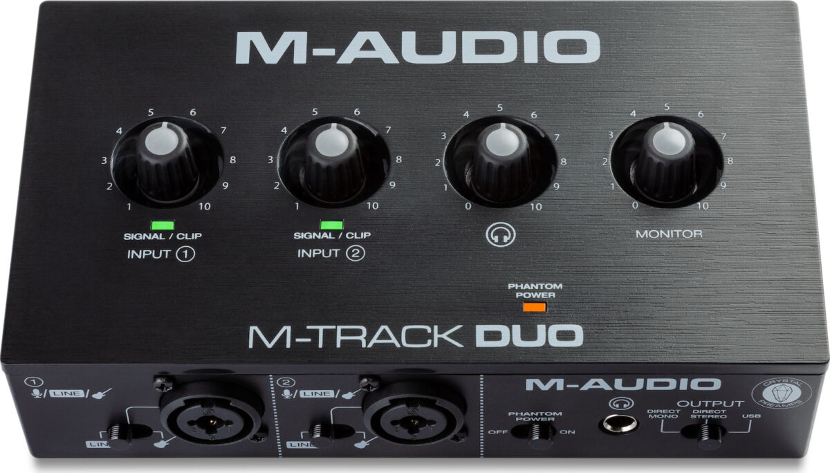 M-Audio Εξωτερική Επαγγελματική Κάρτα Ήχου M-Track Duo Συνδεσιμότητα USB - Image 2