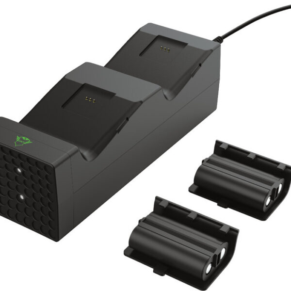 Trust GXT 250 Βάση Φόρτισης για 2 χειριστήρια Xbox Series X/S Μαύρη