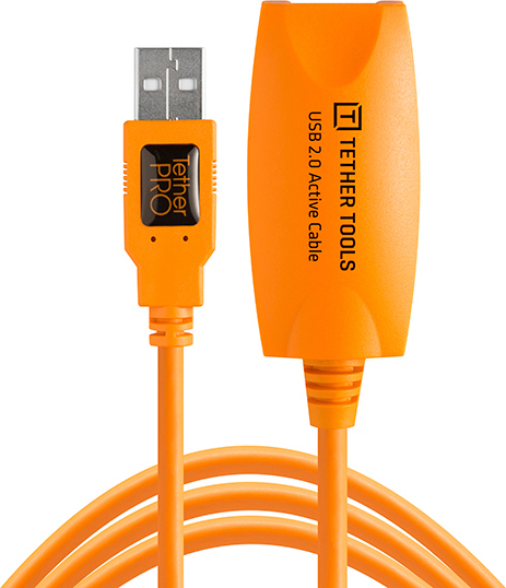 Tether Tools USB 2.0 Cable USB-A male - USB-A female Πορτοκαλί 5m (CU1917) - Image 4
