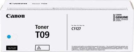 Canon T09 Γνήσιο Toner Laser Εκτυπωτή Κυανό 5900 Σελίδων (3019C006)