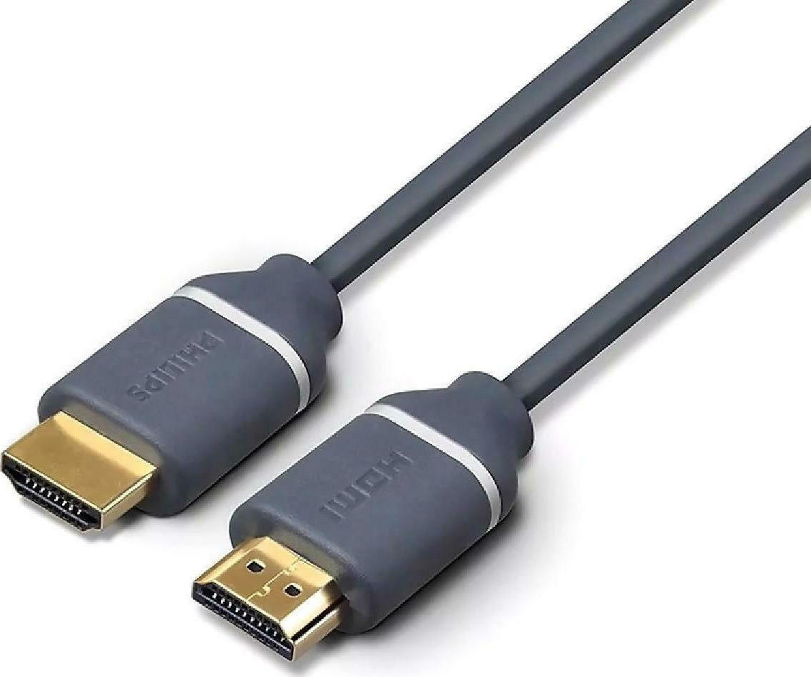 Philips HDMI 2.0 HDMI male - HDMI male 5m Γκρι (SWV5650G/00)