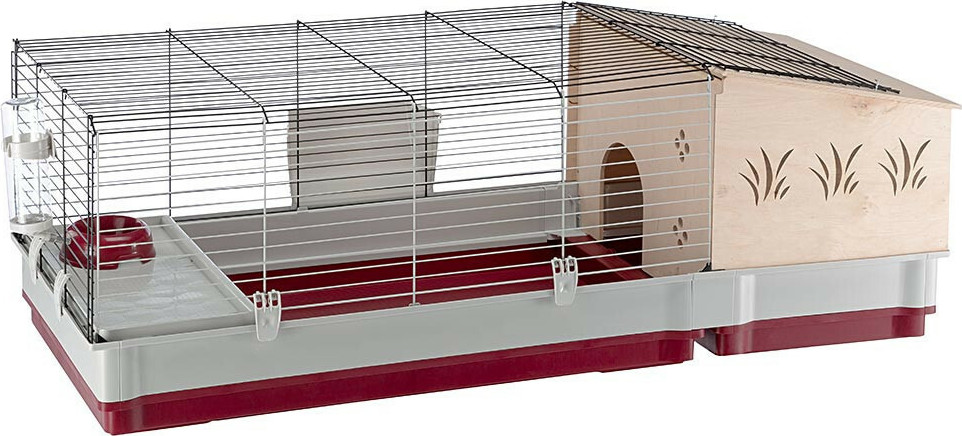 Ferplast 57072570 Ξύλινο Κλουβί για Κουνέλια 142x60x50εκ.