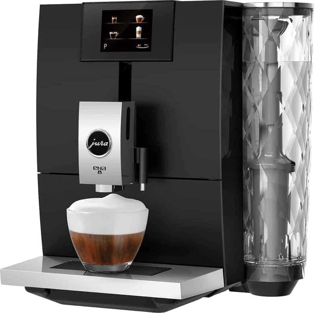 Jura ENA 8 Full Metropolitan Black Αυτόματη με Μύλο Άλεσης Μαύρη