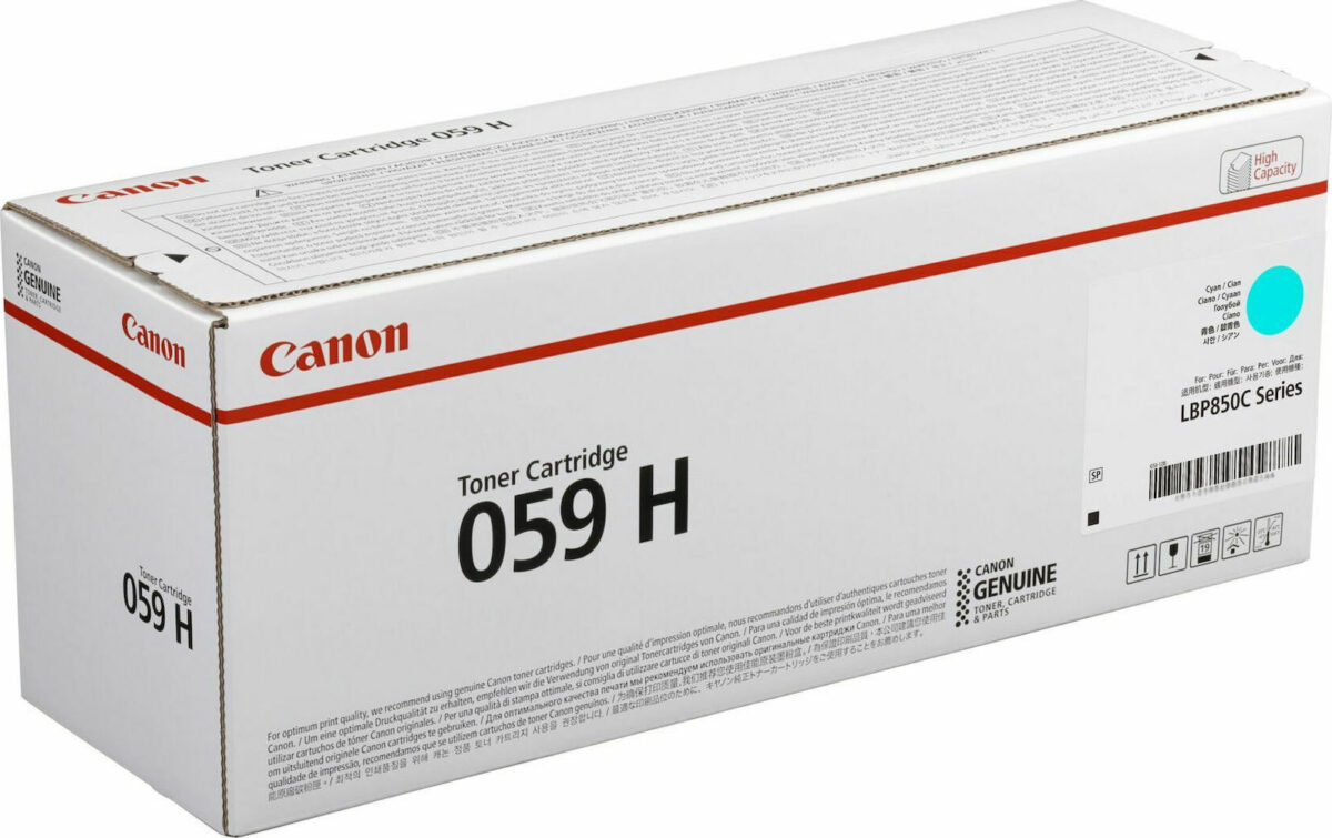 Canon 059H Γνήσιο Toner Laser Εκτυπωτή Κυανό 13500 Σελίδων (3626C001) - Image 4