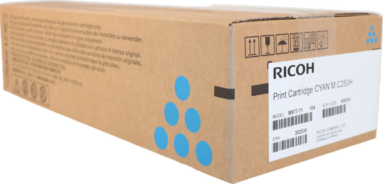 Ricoh PC 301W Γνήσιο Toner Laser Εκτυπωτή Κυανό High Capacity 6300 Σελίδων (408341)