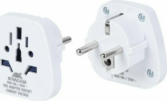 Rivacase Alamillo PS4100 W00 Αντάπτορας Πρίζας από Universal σε Ελλάδας