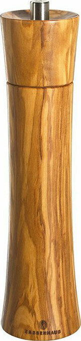 Zassenhaus Frankfurt Olive Wood Χειροκίνητος Μύλος Μπαχαρικών Ξύλινος σε Καφέ Χρώμα 24cm
