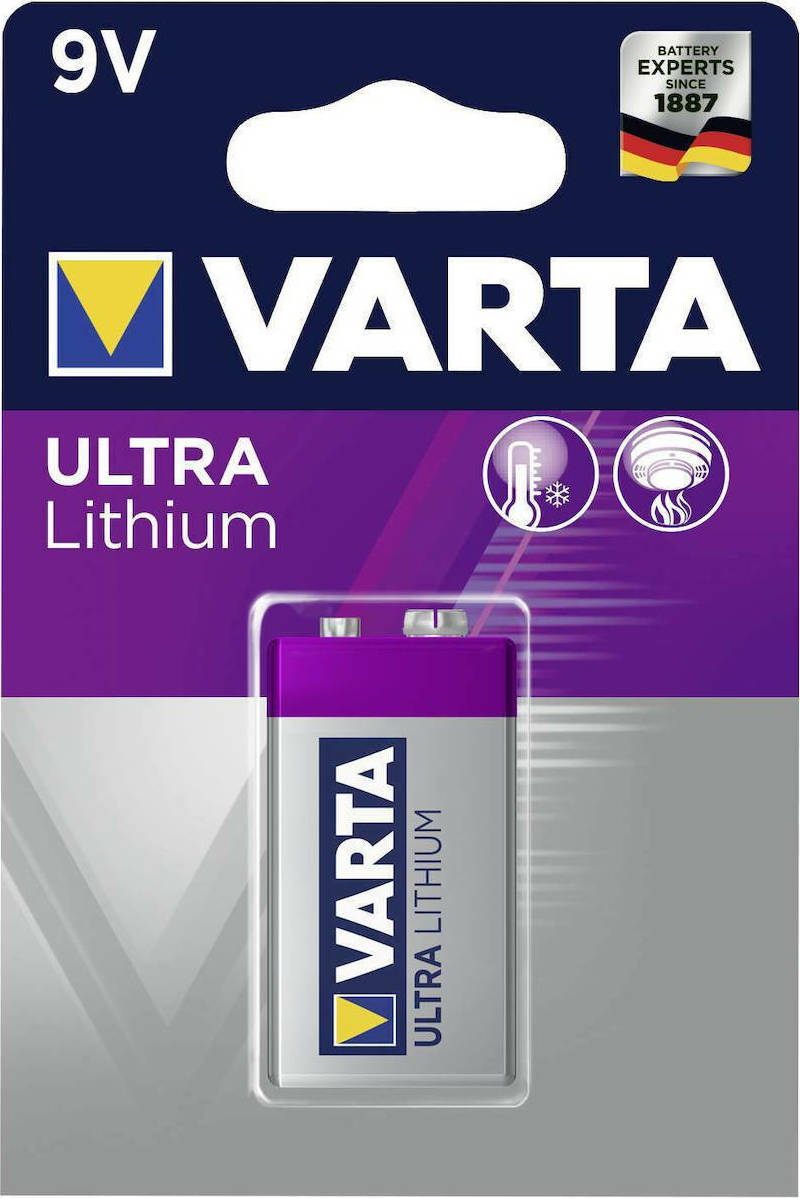 20210730171752_varta_professional_lithium_9v_1tmch Varta Ultra Μπαταρία Λιθίου 9V 1τμχ - Image 1