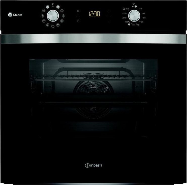 Indesit Άνω Πάγκου Μαύρος IFWS 4841 JH BL