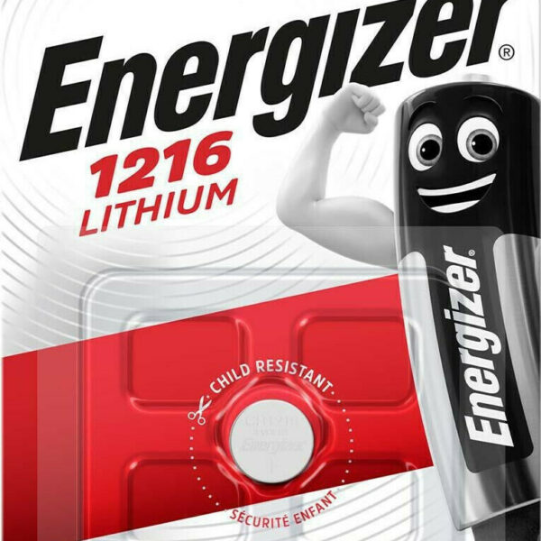 Energizer Μπαταρία Λιθίου Ρολογιών CR1216 3V 1τμχ