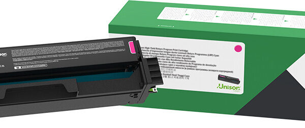 Lexmark 20N20M0 Γνήσιο Toner Laser Εκτυπωτή Ματζέντα Return Program 1500 Σελίδων
