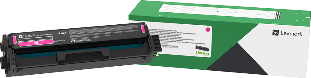 Lexmark 20N20M0 Γνήσιο Toner Laser Εκτυπωτή Ματζέντα Return Program 1500 Σελίδων