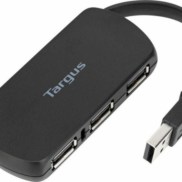 Targus v2 USB 2.0 Hub 4 Θυρών με σύνδεση USB-A