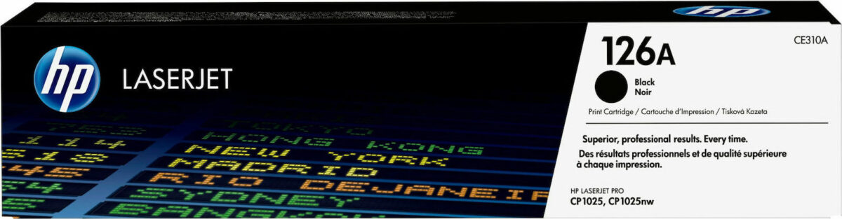 HP 126A Γνήσιο Toner Laser Εκτυπωτή Μαύρο 1200 Σελίδων (CE310A) - Image 2