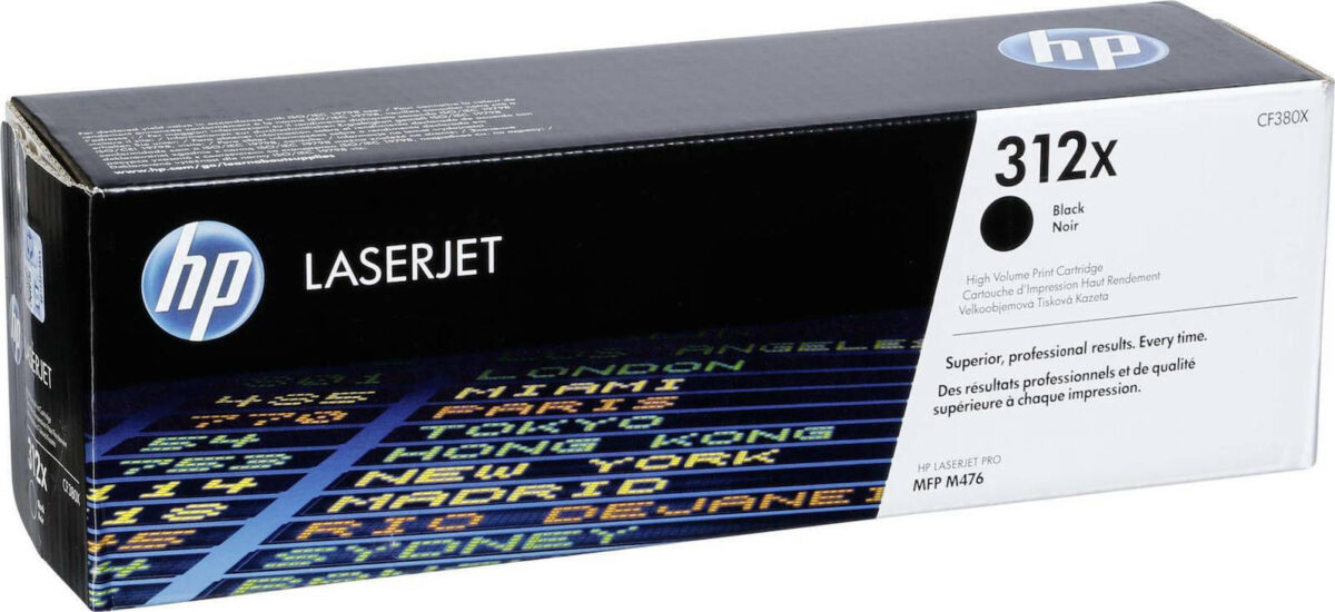 HP 312X Γνήσιο Toner Laser Εκτυπωτή Μαύρο High Yield 4400 Σελίδων (CF380X) - Image 2