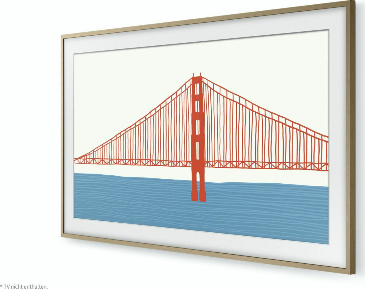 Samsung Frame Modern Teak 50" - Image 3