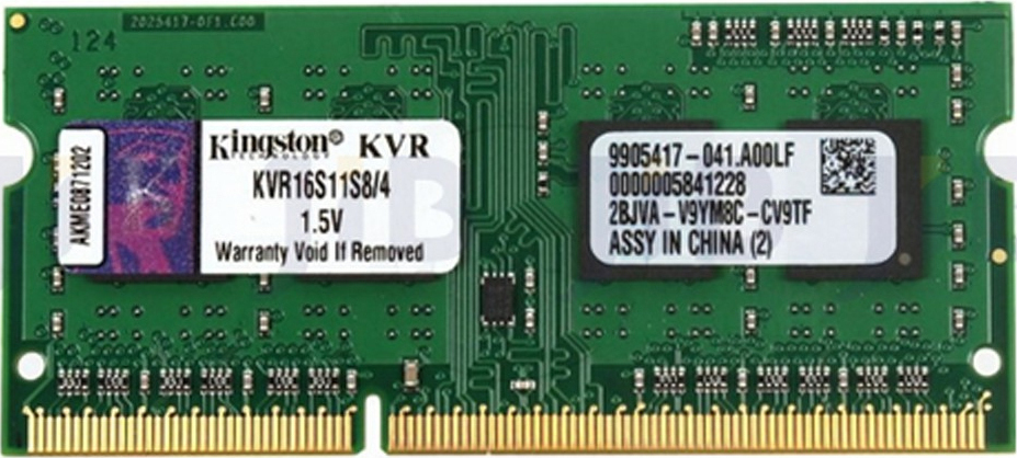 Kingston 4GB DDR3 KVR16S11S8/4