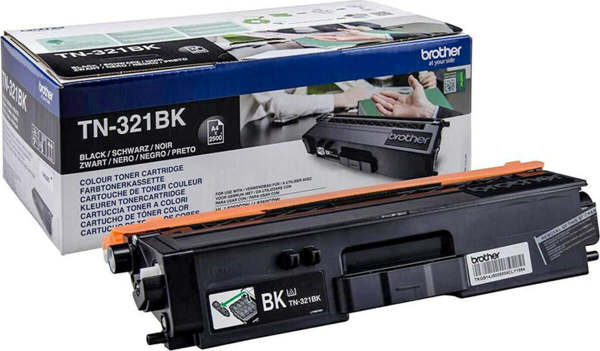 Brother TN-321BK Γνήσιο Toner Laser Εκτυπωτή Μαύρο 2500 Σελίδων (TN-321BK) - Image 4