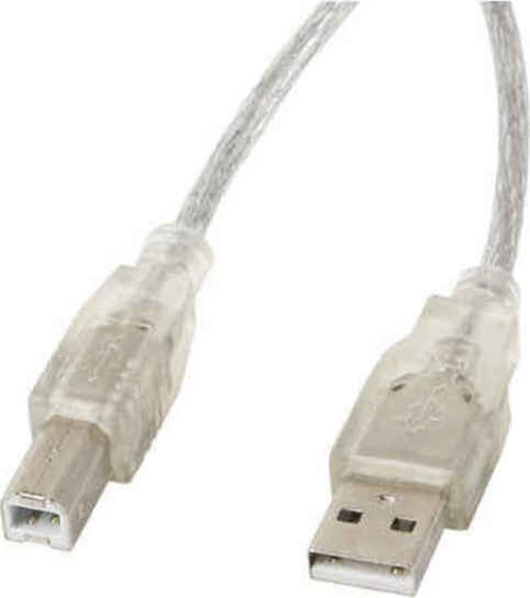 Lanberg USB 2.0 Cable USB-A male - USB-B male 3m (CA-USBA-12CC-0030-TR)