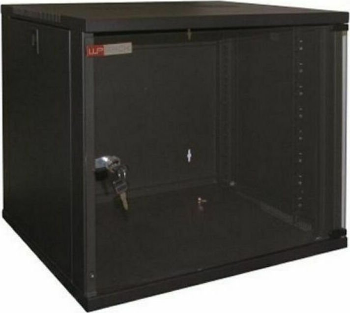 WP Επιτοίχια Καμπίνα Rack 12U 56x60x57cm Μαύρο S0202458
