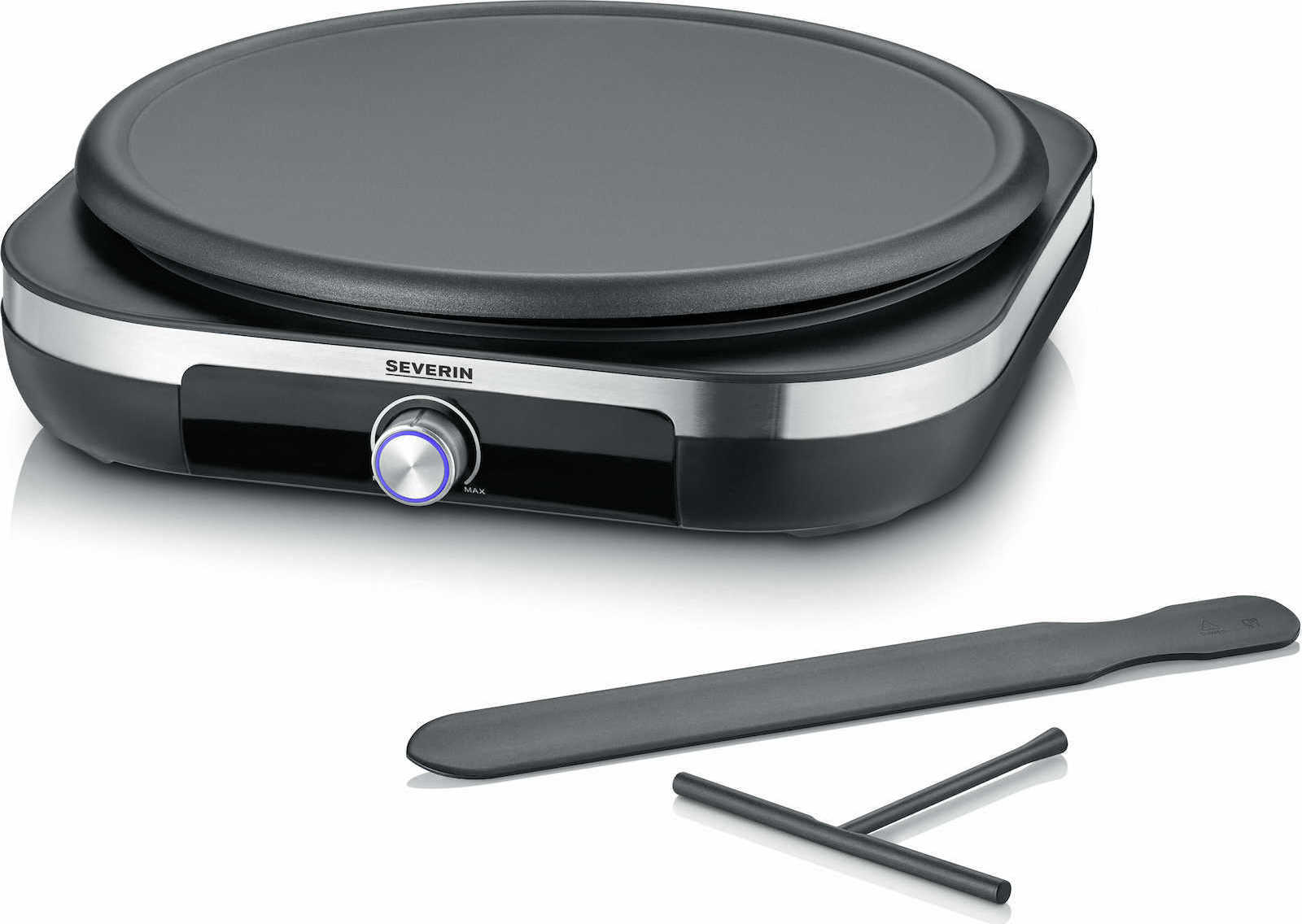 Severin CM 2199 Κρεπιέρα 38cm Μαύρη 1500W