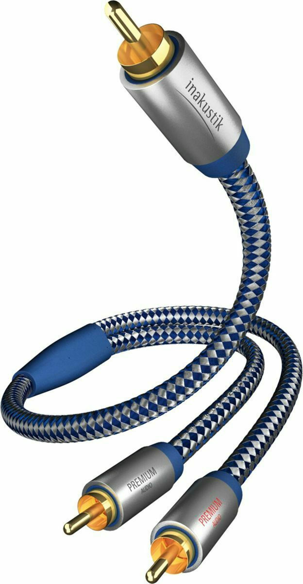 Inakustik Premium Y-Subwoofer Cable RCA male - 2x RCA male 5m (0040805)