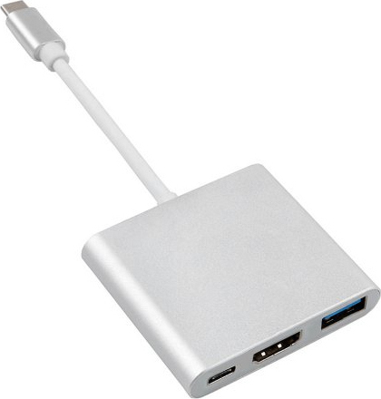 Maclean Energy USB-C male σε HDMI / USB-A / USB-C female (MCTV-840)