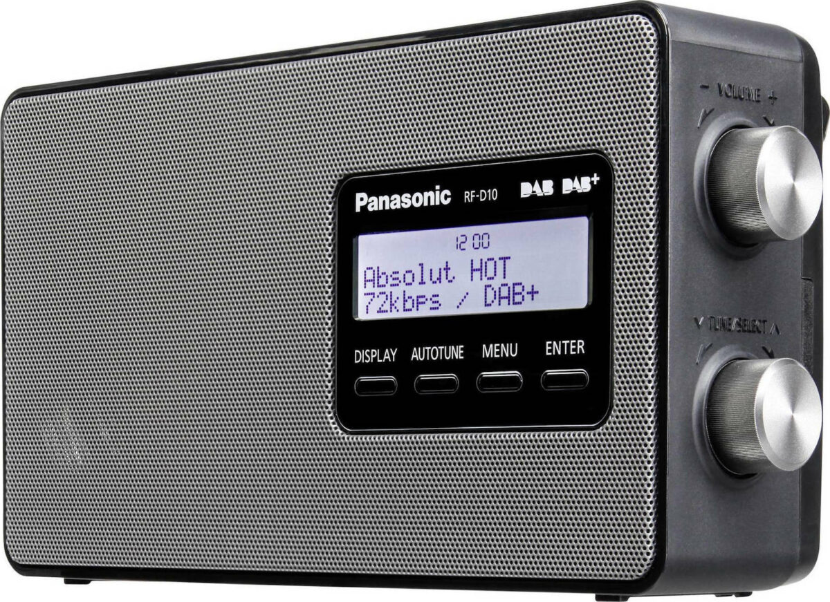 Panasonic RF-D10EG Φορητό Ραδιόφωνο Μπαταρίας DAB+ Μαύρο - Image 4